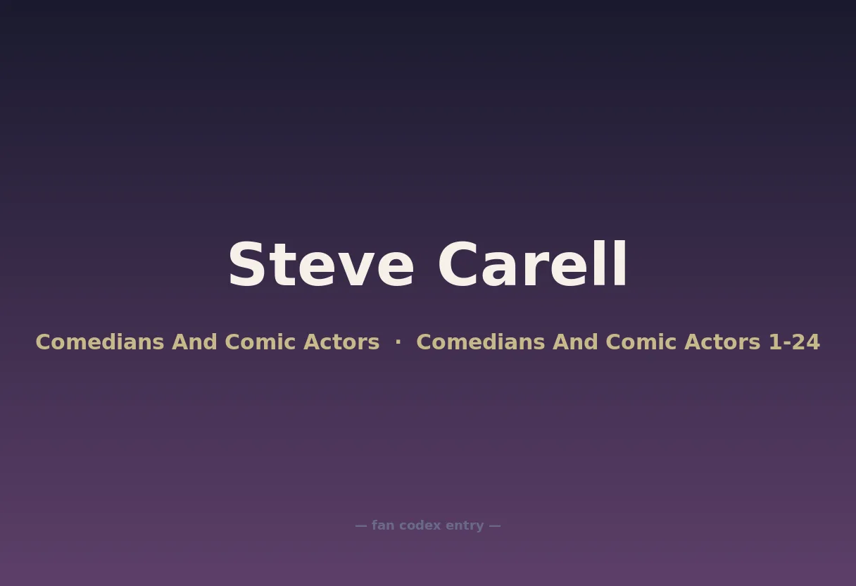 Steve Carell