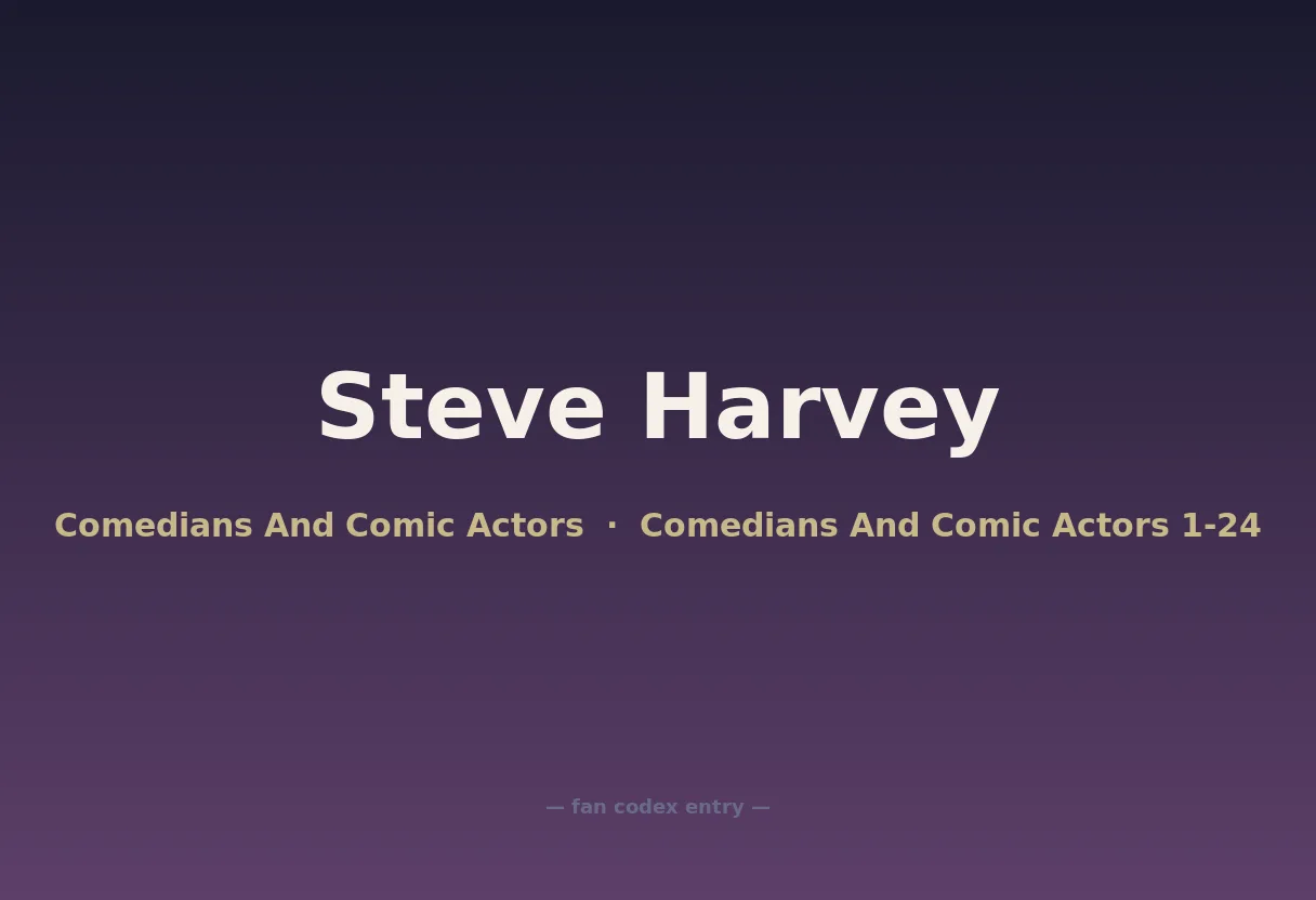 Steve Harvey