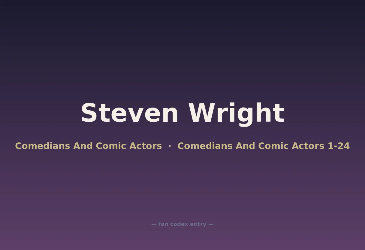 Steven Wright