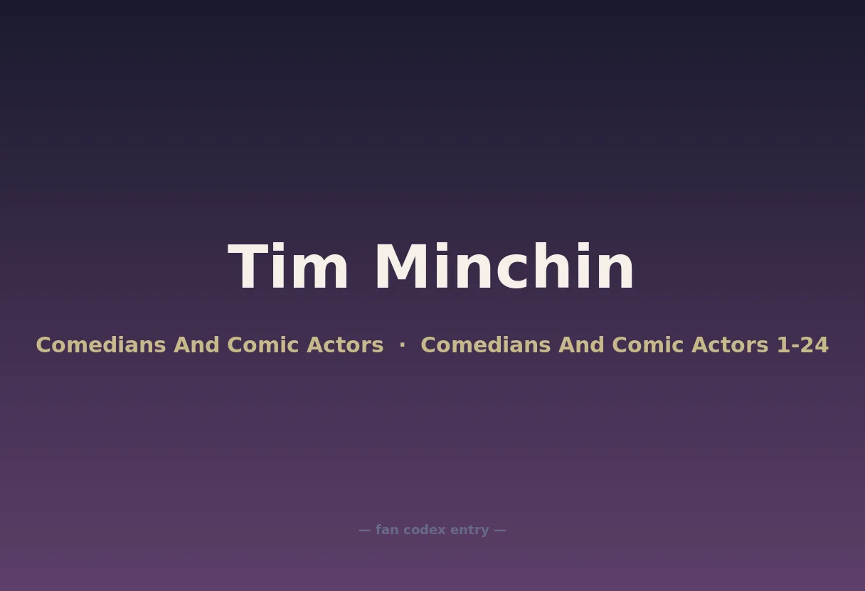 Tim Minchin
