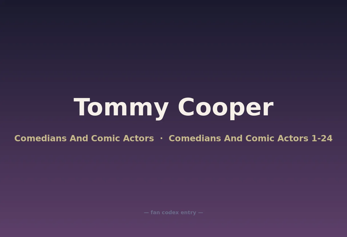 Tommy Cooper