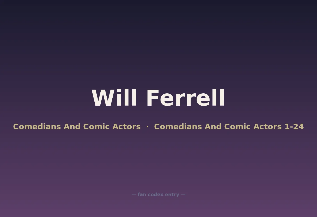 Will Ferrell